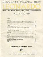 Leonardo: Journal of the International Society for the Arts Sciences and Technology (1984)