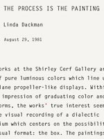 Richard Alpert: The Process is the Painting (1981)